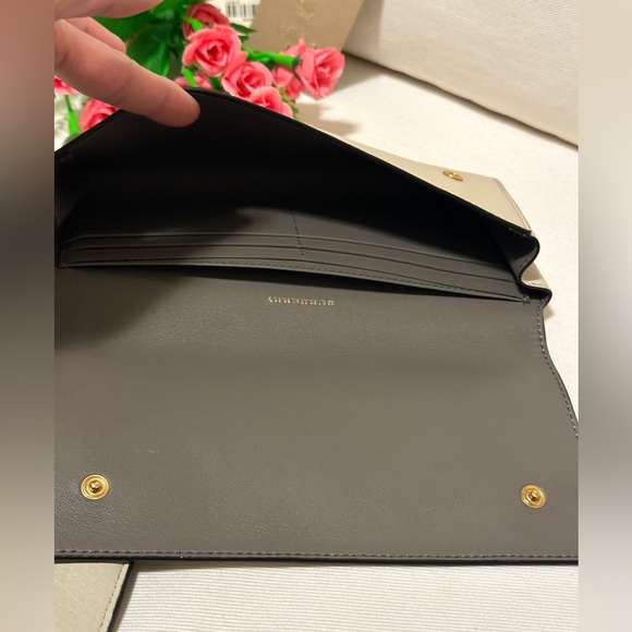 BURBERRY LIMITED EDITION CONTINENTAL PULL OUT CALF GRAIN LEATHER 🌟 AUTHENTIC 🌟 - Picture 4 of 14